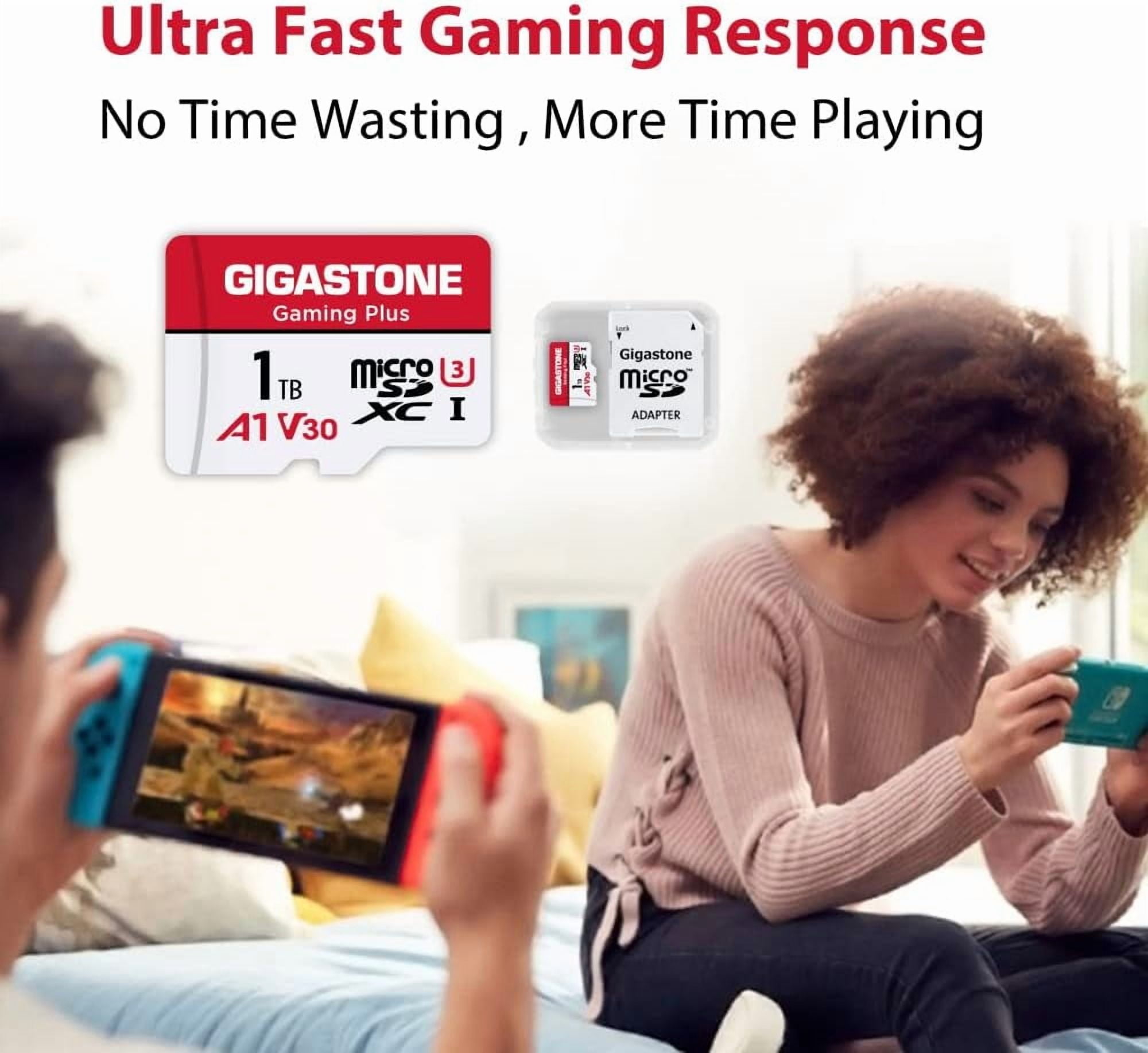 GIGASTONE 1TB Micro SD Card, Gaming Plus, up to 150MB/s, MicroSDXC Memory Card