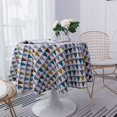 thumbnail image 2 of Cotton Table Cloths Linen Cover Party Tableware Desk Home Kitchen Decor Waterproof Anti Wrinkle Dirt  Table Cover Home Decor for Dining Kitchen Garden Parties Holiday Dinner​​, 2 of 6