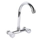thumbnail image 5 of Grifo de Cocina Nikou Acero Inoxidable Montaje en Pared 2 Manijas, 5 of 15
