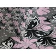 thumbnail image 4 of Ambesonne Butterfly Quilted Bedspread Set 3 Pcs, Romantic Summertime, Queen Size, Taupe Pink Black, 4 of 5