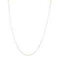 thumbnail image 3 of 14K Solid Yellow Gold 1.1mm Wide Diamond Cut Cable Link Chain 16 Necklace with Lobster Clasp, 3 of 3