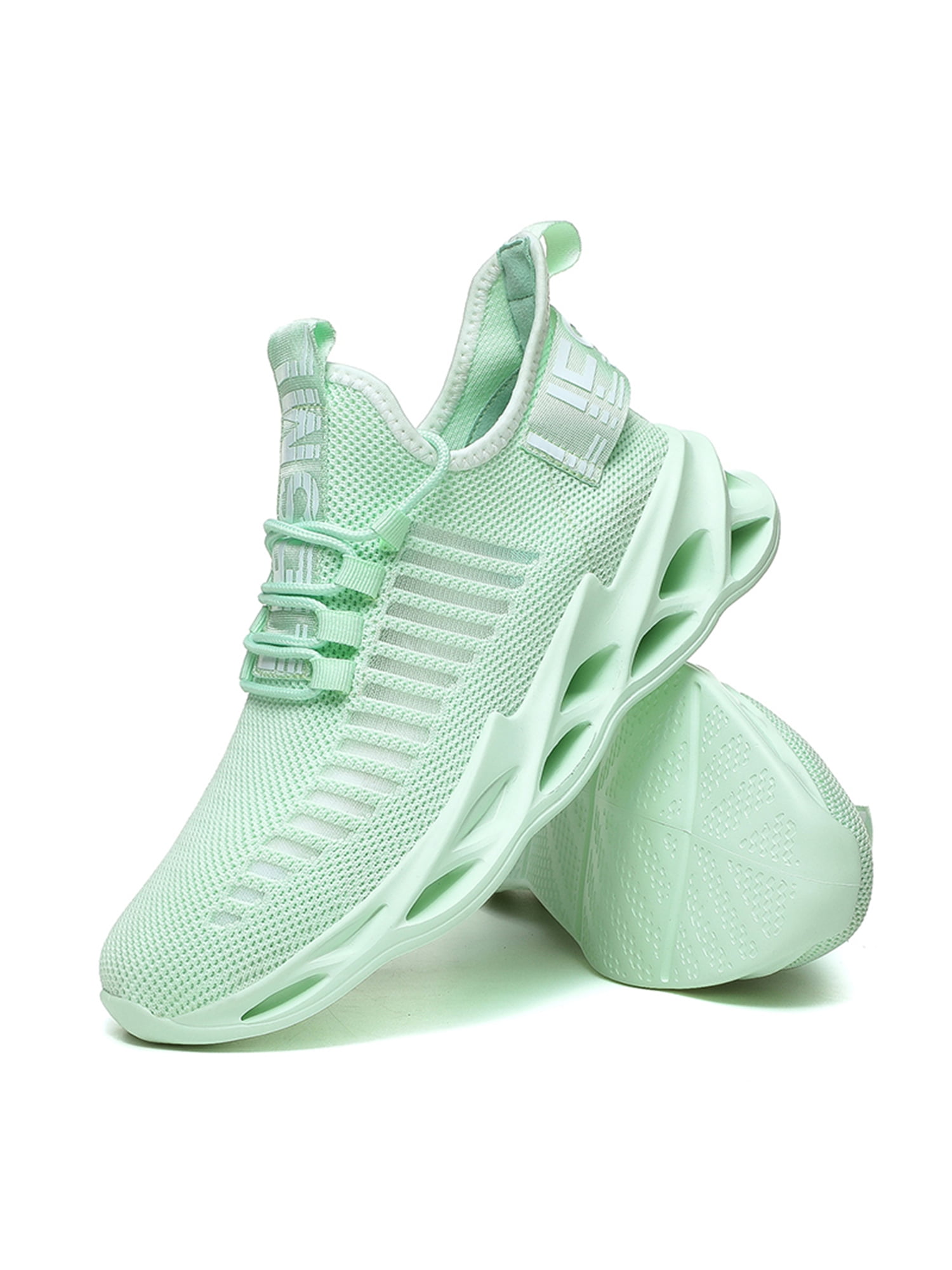 white walking trainers
