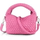 thumbnail image 1 of LHSHID Women Woven Tote Small Crossbody Bag, Weave Quilted Purse Square Shoulder Bag Woven Handbag with Detachable Strap, 1 of 7