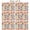 Pioneer Flower Floral-2, variant on Pioneer Flower Floral Print Pattern Summer Linen Placemats Set Of 6, Washable Non-Slip Heat Resistant Table Mats for Kitchen, 12x18 Inch