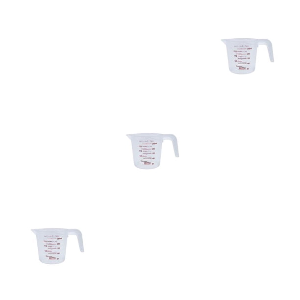 Naiovety Measuring Jug Convenient V-shaped Tools Kitchen Graduated Handle Baking Ergonomic Nozzle Design Anti-skidding Glass Type1 NO1