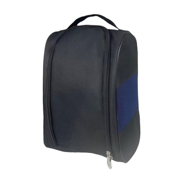 Bolsa para zapatos de golf, multifunción, práctica bolsa para guardar zapatillas. Negro Azul