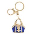 thumbnail image 1 of Llavero para mujer, bolso de diamante, llaveros personalizados para mujeres y niñas, llavero de coche, bolsos artesanales, azul, 1 of 5