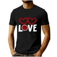 thumbnail image 2 of Tops para hombre, blusas y camisas de cuello redondo y manga corta para hombre, camisetas deportivas informales con estampados a la moda para hombre, blusas de cuello redondo y manga corta, blusas de, 2 of 5