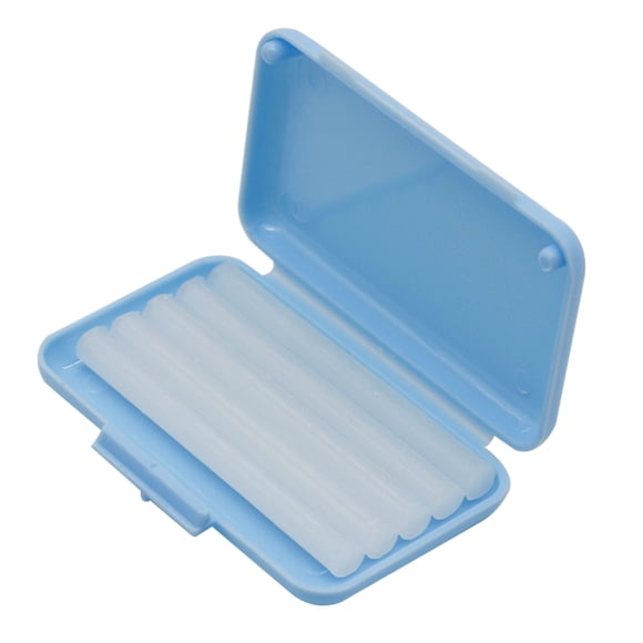 Mint-Flavored Orthodontic Wax for Braces - Blue Box, 43mm Wax Sticks, 10g Pack, 55x37mm Box Size, Food-Grade Wax, Soothes Braces Discomfort, Includes 1 Box of Dental Protection Wax