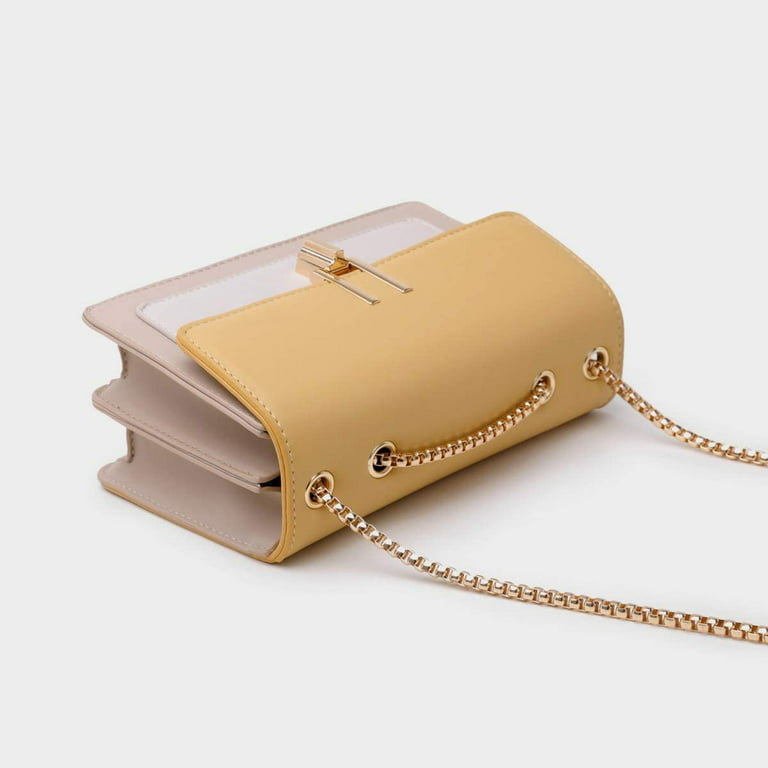 Louis Vuitton Second Bag Gold Hardware Clutch Wristlet on Chain Cute