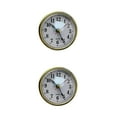 thumbnail image 1 of Baohd 1/2/3/5 Regal Charm Round Clocks Head Insert Roman Number For Luxurious Touch Arabic gold 2PCS, 1 of 6
