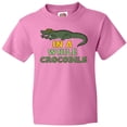 thumbnail image 3 of Inktastic In a While Crocodile with Cool Green Crock in Sunglasses Youth T-Shirt, 3 of 5