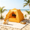 thumbnail image 4 of Portable and foldable outdoor shade cat tent dog tent, XL Size Fold‑Up Pet Bed Tent, Durable Oxford Fabric Pet House for Large‑Size Pets, 4 of 6