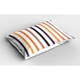 thumbnail image 2 of Ambesonne Abstract Pillow Sham 2 Pack, Vertical Pattern Stripes, 36"x20", Pale Rust and Multicolor, 2 of 3