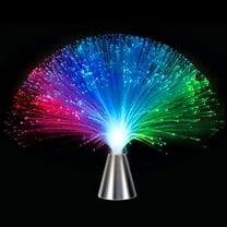 LED Fiber Optic Lamp Color Changing Fiber Optic Light Battery Powered RGB Fiber Optic Centerpiece Night Light Table Ornament for Home Office Christmas Wedding Party Decor