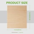 thumbnail image 2 of ROKR 6 Pcs Basswood Sheets 1/8", 12"x16", 3mm Plywood Sheets for Laser Cutting, Engraving & Wood Burning Pyrography, Thin Unfinished Wood Boards for Craft, 2 of 6