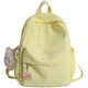 thumbnail image 1 of LHSHID Women Kawaii Pure Colour Small Backpack Purse Girl Cute Bear Pendant Pink Backpack Primary School Student School Bag (Pink), 1 of 6