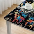 thumbnail image 5 of WYYP Butterfly Skull Moon Square Tablecloth Great for Home Kitchen/Parties/Holiday Dinner 100% Polyester Fiber 46*46, 5 of 8