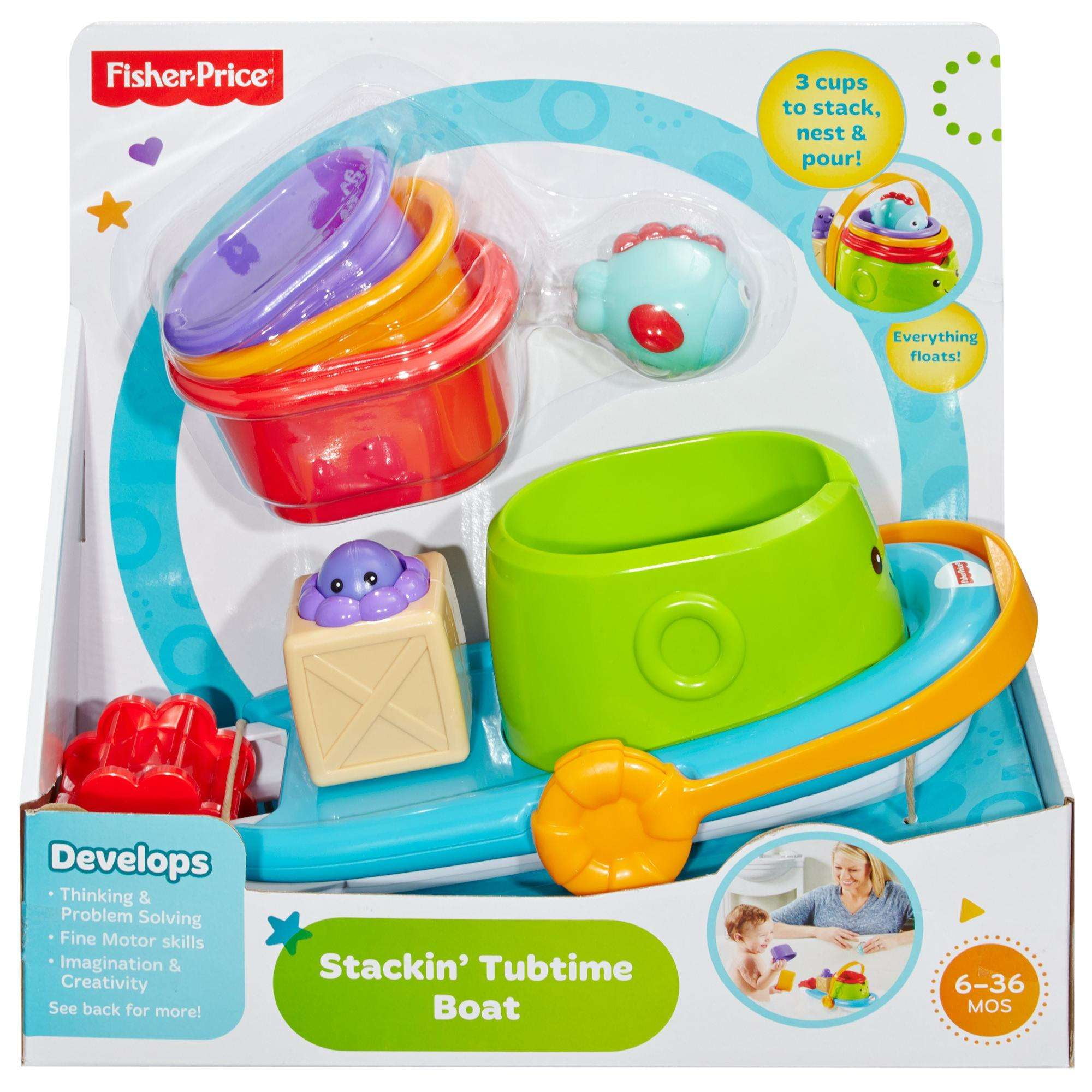 fisher price stackin tubtime boat