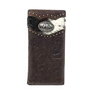 Premium Men's Cow Fur Cowhide Horse Genuine Leather Bifold Wallet