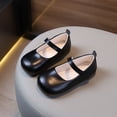 thumbnail image 2 of Staki Dress Shoes for Girls Toddler Girls Dress Shoes Loafers School Uniform Mary Jane Flats Thick Non-Slip Sole Casual Shoe(Black,8 Toddler), 2 of 6