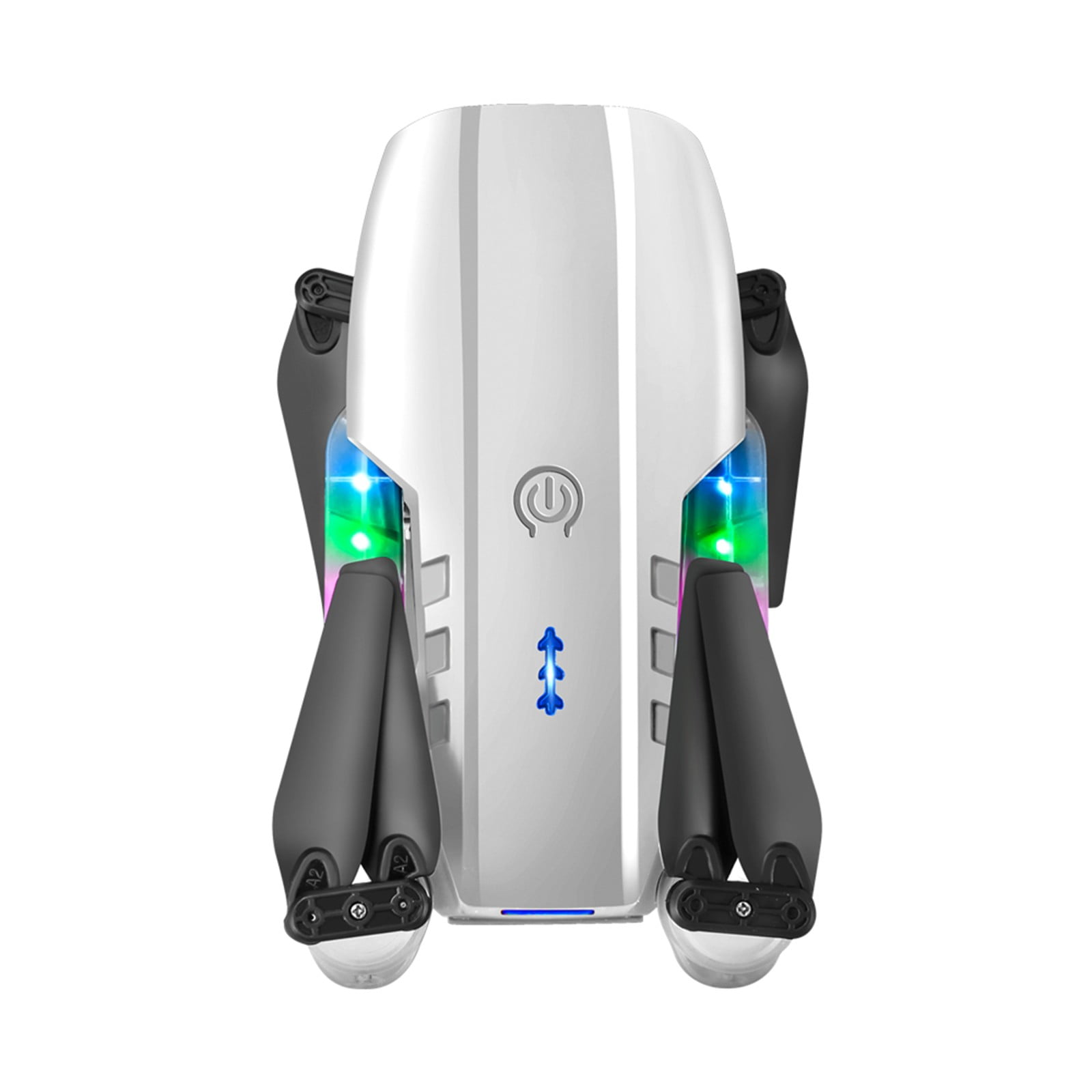 Drone with 1080P FPV Camera, Remote Control Toys with Cool LED Lights, One Click Takeoff And Landing, Gifts for Boys Girls