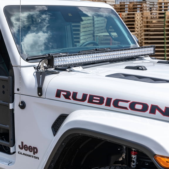 ARIES 1501306 50-Inch LED Light Bar for Jeep Wrangler JL, Gladiator, Windshield Brackets, 24,000-Lumen Combo Beam Fits select: 2019 JEEP WRANGLER UNLIMITED, 2021 JEEP WRANGLER UNLIMITED SPORT