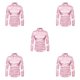 thumbnail image 2 of Sonducket Camisa transpirable para hombre Satén con mangas largas - Trabajo Boda o hogar Camisa para hombre Manga larga formal Rosa grande Type2 NO2, 2 of 6