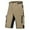 Khaki, variant on Summer Men's Cycling Shorts Mountain Bike Shorts Fitness Outdoor Elastic Waisted Climbing Trousers