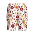 thumbnail image 2 of Lsque Oriental Cuisine Mens Sleep Pajama Shorts,Short Pajama Pants, Cotton Ultra-Soft Knit-XX-Large, 2 of 9