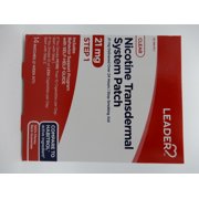 LEADER(TM) Nicotine Transdermal System Patch 21mg 14 ct (Compare to Habitrol)