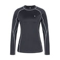 thumbnail image 2 of Little Donkey Andy Women's Soft Thin Thermal Underwear Long Johns Set Active Performance Top & Bottom Base Layer Black M, 2 of 6
