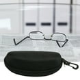 thumbnail image 4 of SPRING PARK Sunglasses Eyeglasses Zipper Hard Case Protective Box with Hook (Black), 4 of 7