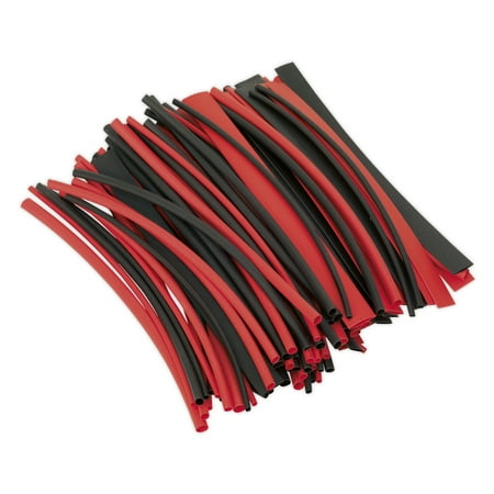 

Sealey Hst200Br Heat Shrink Tubing Black & Red 200Mm 100Pc