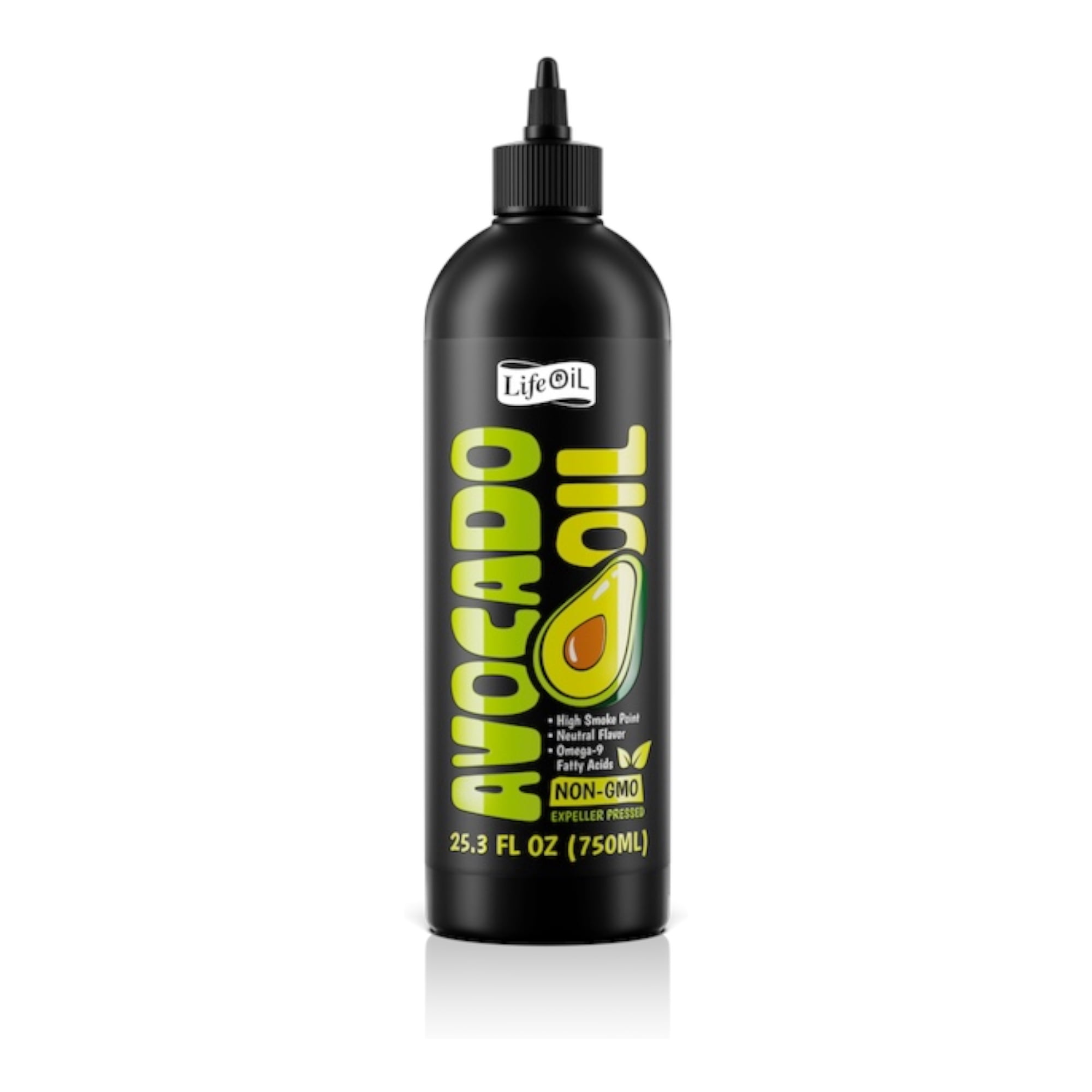 LifeOiL Non-GMO Avocado Oil (Pack of 2) 25.3 Fluid Ounces - 750 ML