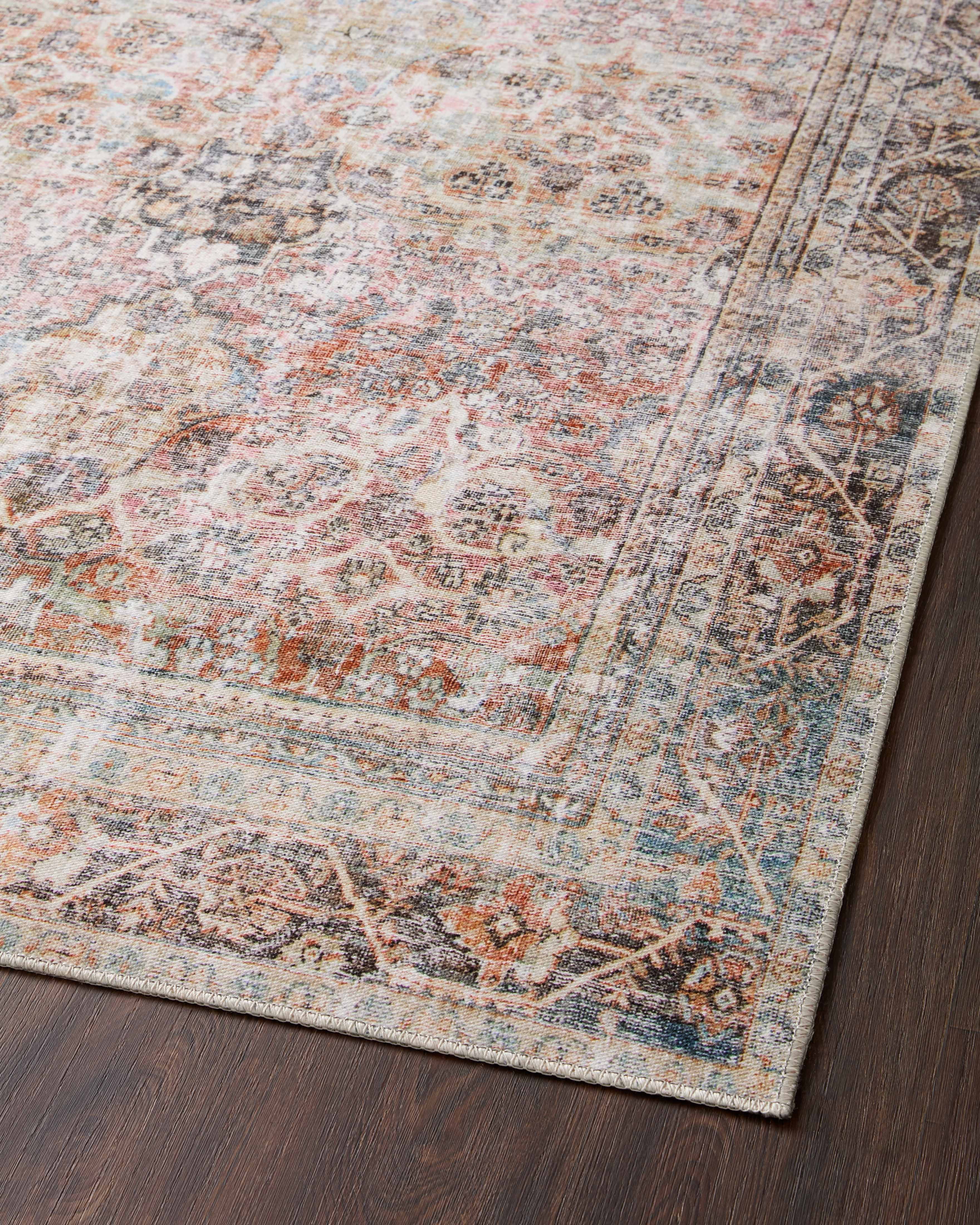 Loloi Adrian Sunset / Charcoal 2'-3" x 3'-9" Area Rug