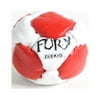 The Fury Footbag - Genuine Hand Stitched Leather with Sand fill (Red and White)