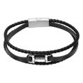 thumbnail image 1 of Pulsera de Acero Inoxidable Enso para Hombre EMB128B Negro negro Unitalla, 1 of 3