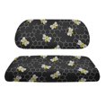 thumbnail image 2 of Pzuqiu 2-Piece Honeycomb Bee Golf Cart Seat Covers - Breathable Washable Protective Set for Most 2-Seater Golf Carts, 2 of 10
