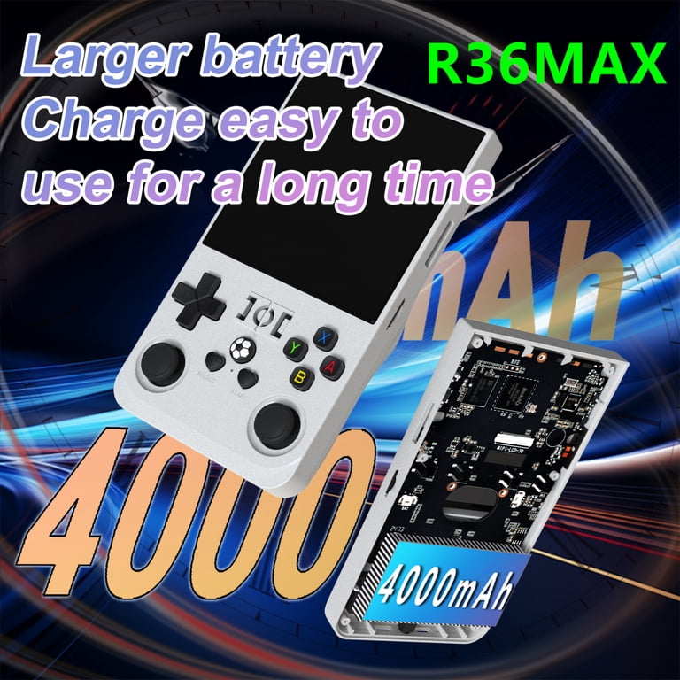 The latest R36SMAX open source handheld game console, nostalgic