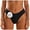 a7-Black, variant on Women’s Cheeky Thong Bikini Bottoms Sexy High Cut Leg Swimsuit Bottom Ruched Butt Bathing Suit Briefs(S,Black)