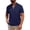Navy, variant on HomeDM Mens Short Sleeve Henley T-Shirts Button V Neck Casual Summer Work Athletic Shirts, Beige, Size L
