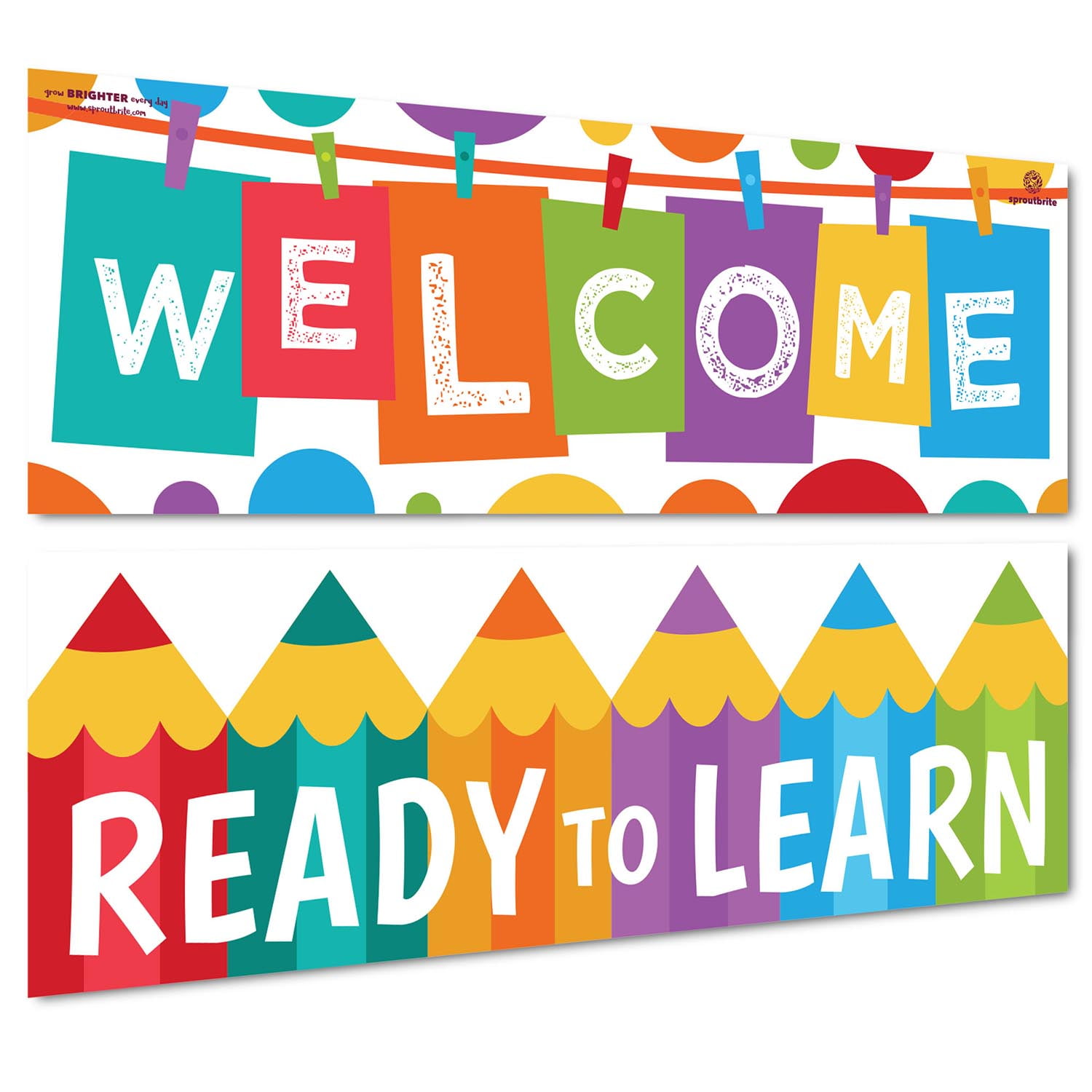 Sproutbrite Classroom Decorations Banner Posters for Teachers
