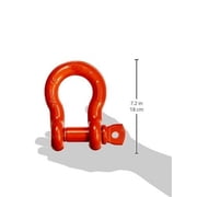 Columbus McKinnon M654P 21 Ton Capacity 1 in. Bail Size Screw Pin Anchor Shackle - Orange