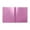 Pink, variant on Two Pocket Poly File Folder with 3-Hole Prong Fasteners Heavy Duty Colored for School Office Document Organization
