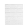 thumbnail image 1 of Price cut 5Pcs 3D Wall Panels Peel And Stick, Brick Printable 3D Wallpaper Stick And Peel Self Adhesive Waterproof Foam Faux Brick Paneling For Bedroom, Bathroom, Kitchen, 1 of 4