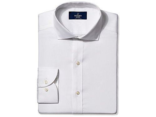 slim fit cutaway collar shirt