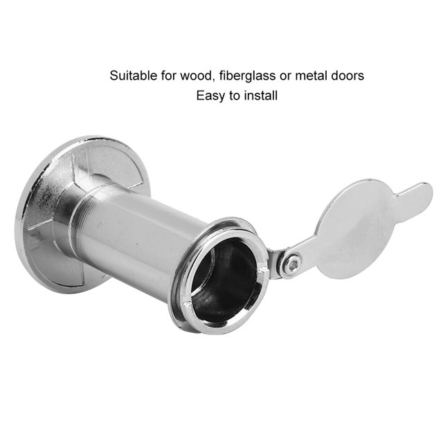 Door Viewer, 2Pcs Large Door Viewer, 220-degree with Rotating Privacy Cover, Zinc Alloy Security Peephole for, Door Viewers