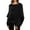 Black, variant on Hoodies for Women Fall Sweaters for Women Asymmetric Draped Jumper Long Batwing Sleeve off The Shoulder Sweater Slouchy Knit Pullover S-XL