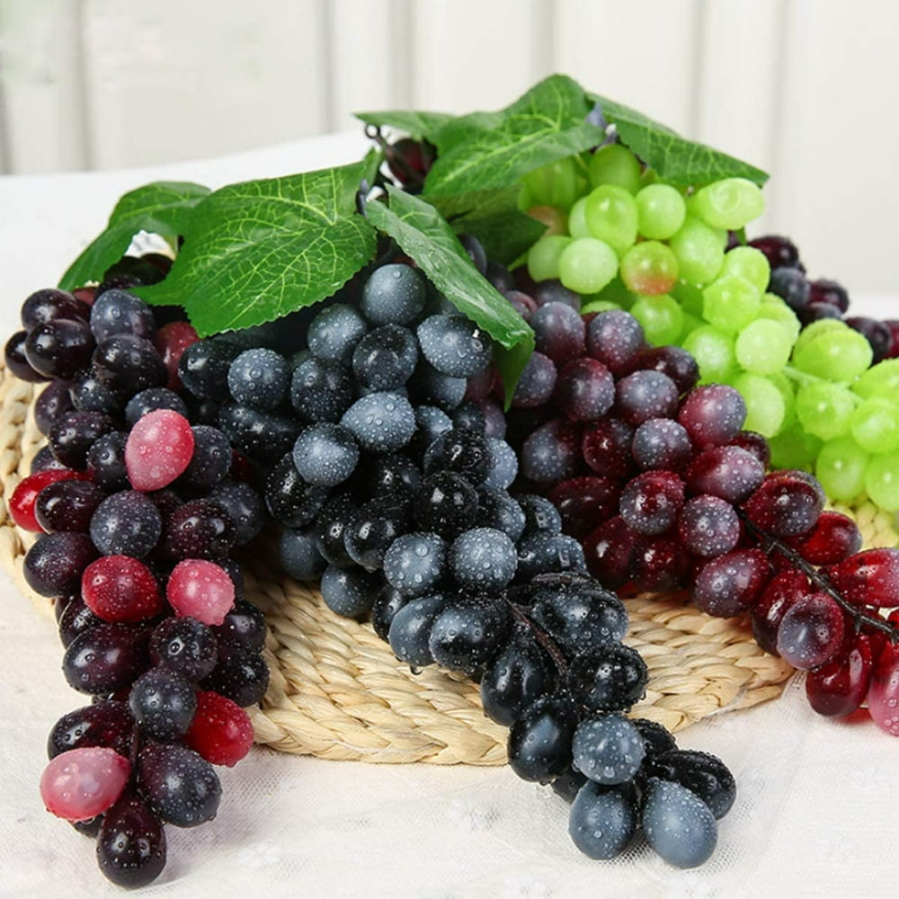 Windfall Artificial Grapes, Artificial Grapes Mini Grape Clusters ...